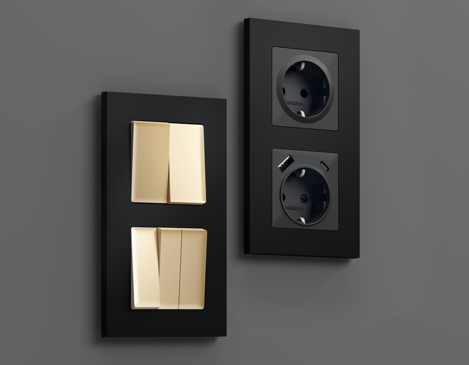 Рамка Ambrella Volt ALFA Qubi AF250701_AMB