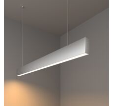 Подвесной светильник Elektrostandard Линейный светодиодный односторонний 103см 20Вт 3000К матовое серебро Grand a041523_ES