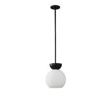 Подвесной светильник iLamp Mono P6079-1 BK+WH_IP