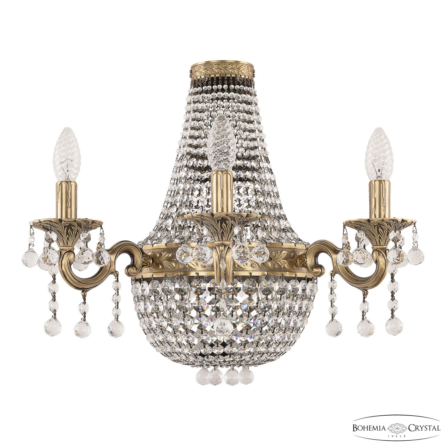 Бра Bohemia Ivele Crystal 2228H201B/3/47IV FP_BI