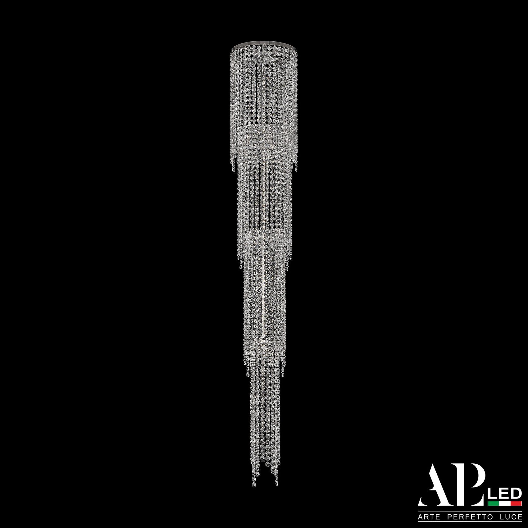 

Каскадная люстра APL LED хрустальная Rimini S520.0.22-145.B.3000, S520.0.22-145.B.3000