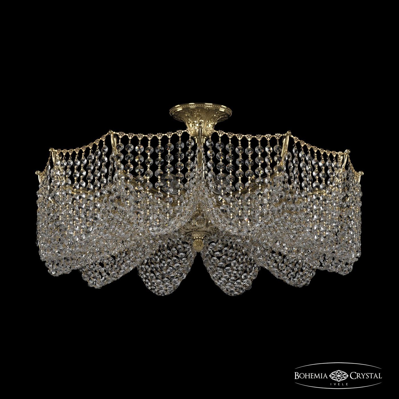 

Хрустальная люстра Bohemia Ivele 77171/63/12 G, 77171/63/12 G