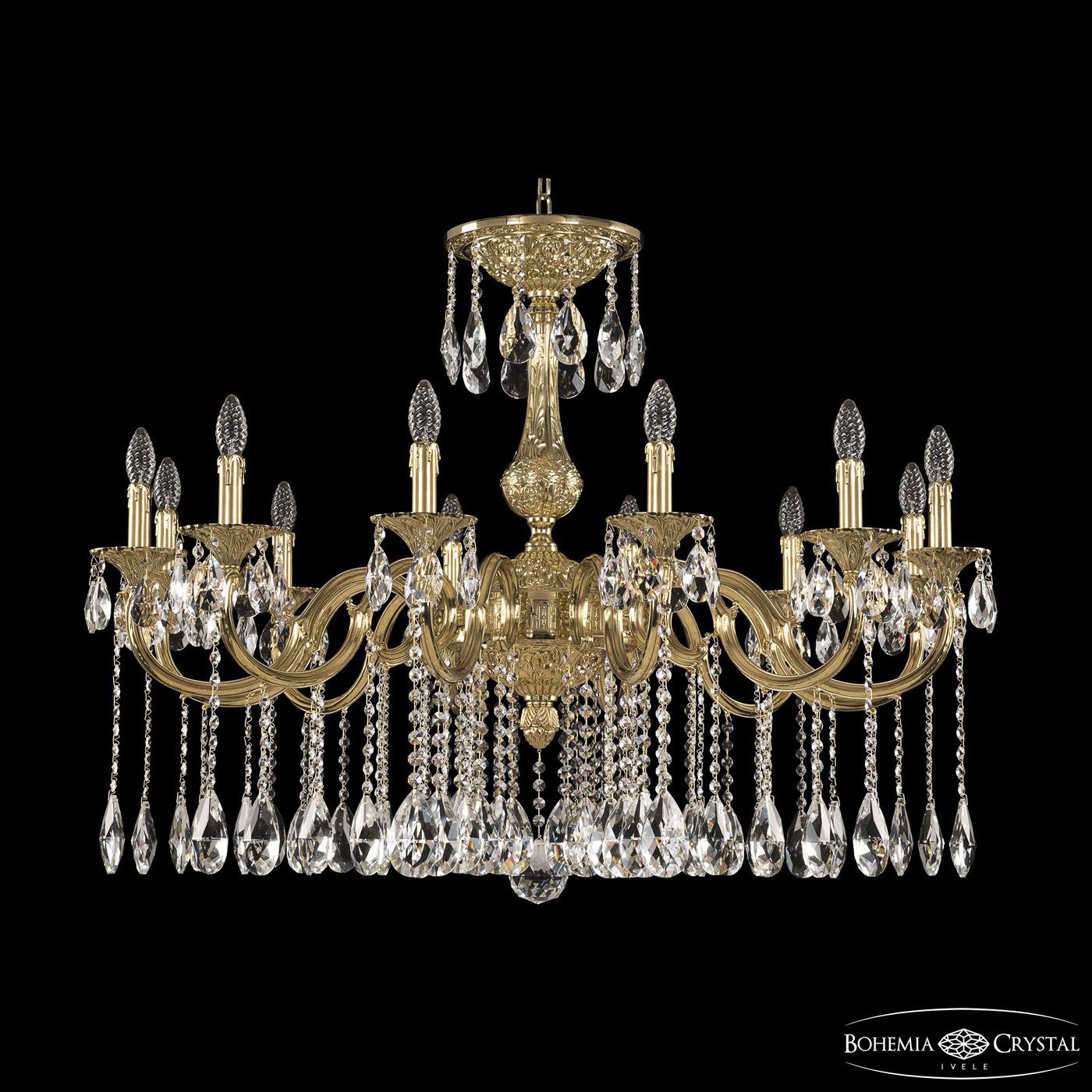 

Хрустальная люстра Bohemia Ivele 72101/12/360 A G, 72101/12/360 A G