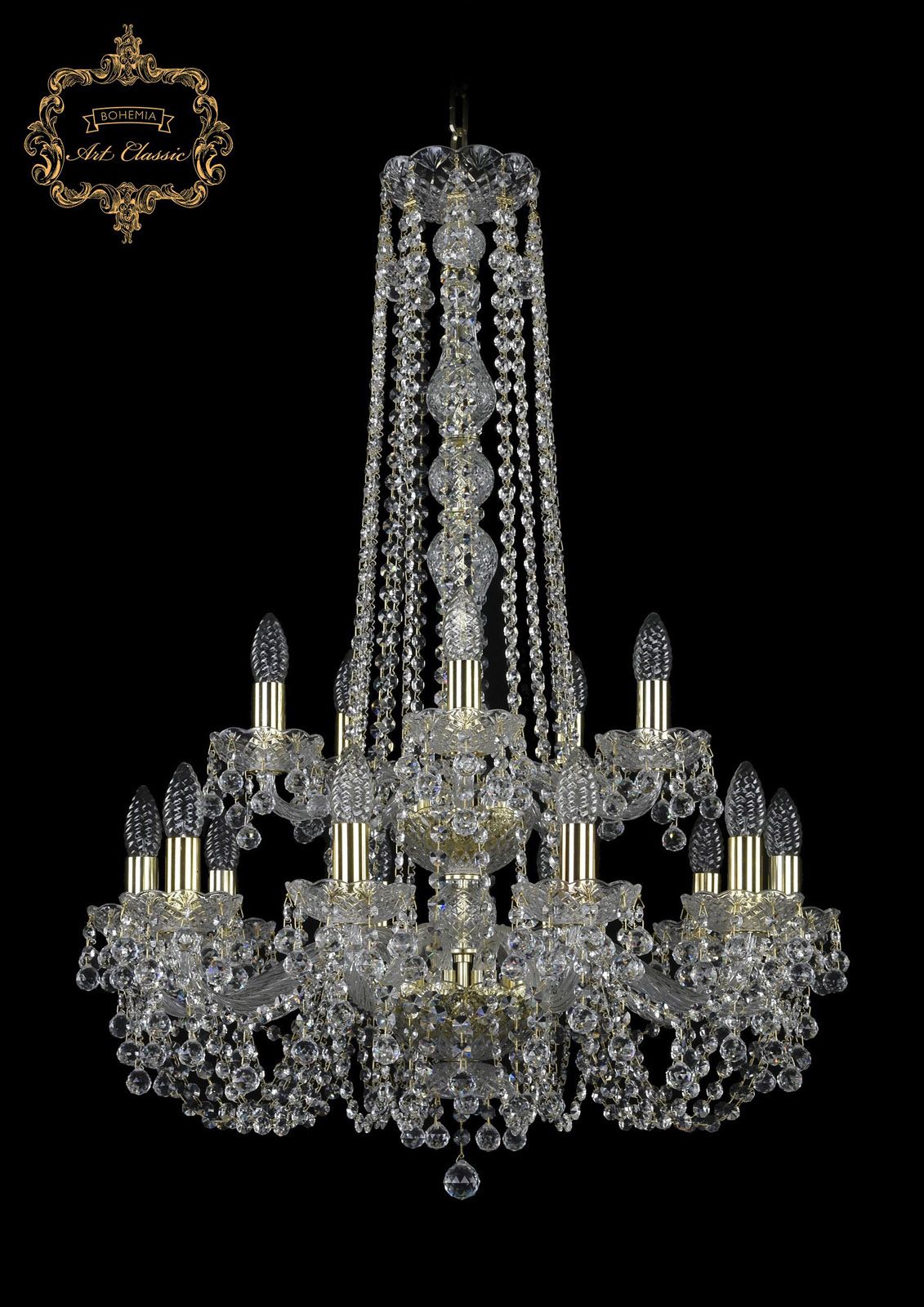 

Хрустальная люстра Bohemia Art Classic 11.26.10+5.220.2d.h-92.Gd.B, 11.26.10+5.220.2d.h-92.Gd.B