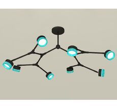 Потолочная люстра с композитным хрусталем Ambrella Light Traditional DIY XB9060202_AMB