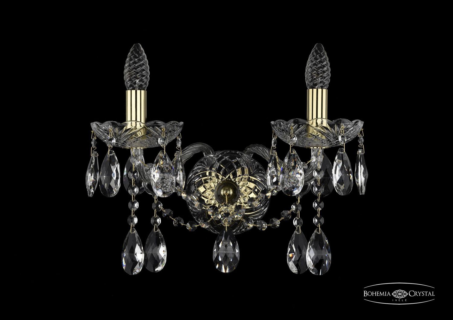 Бра Bohemia Ivele 1413B/2/165/XL G_BI