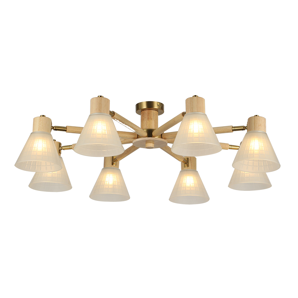 Потолочная люстра Arte Lamp MELEPH A4096PL-8BR, цвет коричневый