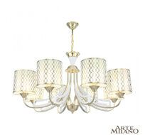 Подвесная люстра Arte Milano Florentina 303387/8 Wh/Gd