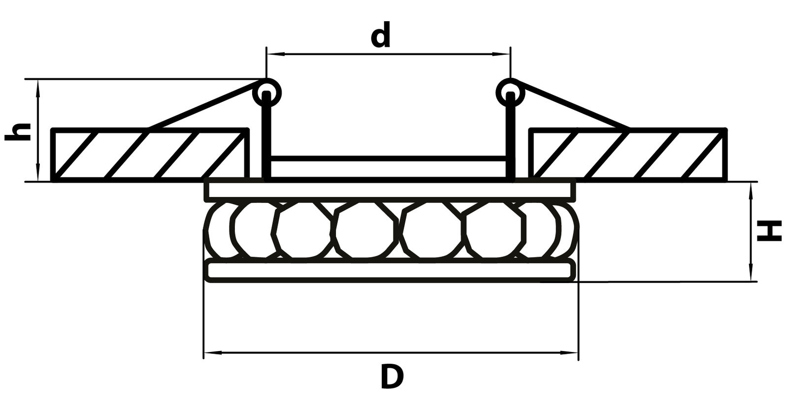 Точечный светильник LightStar Врезной MONILE INC 031702_LS