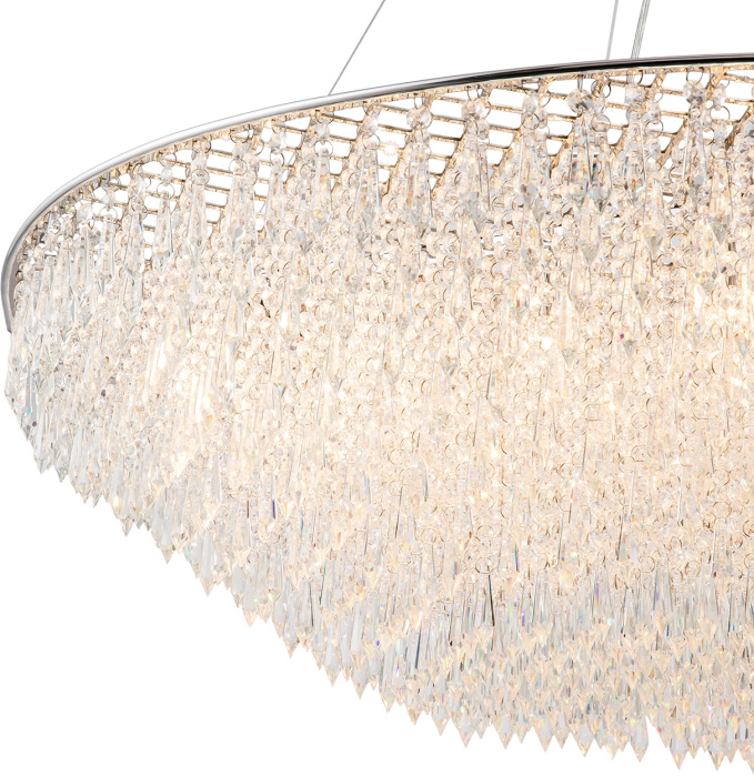 Подвесная люстра хрусталь (12028/16PL Chrome) Indigo V000370