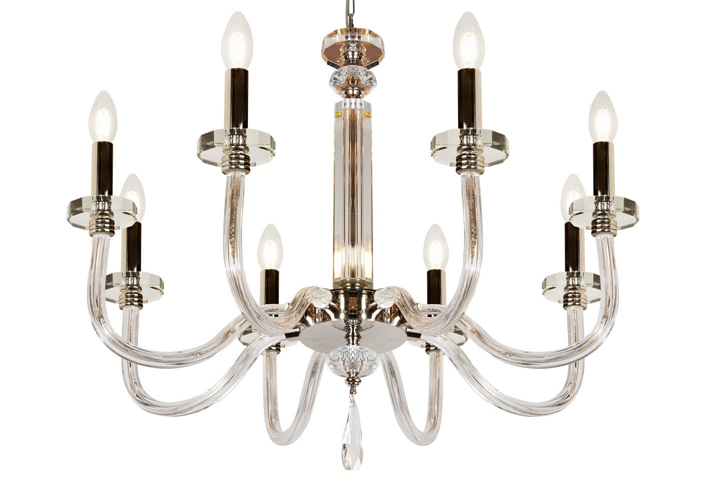 Подвесная люстра ILamp Vibe P9474-8 Nickel_IP