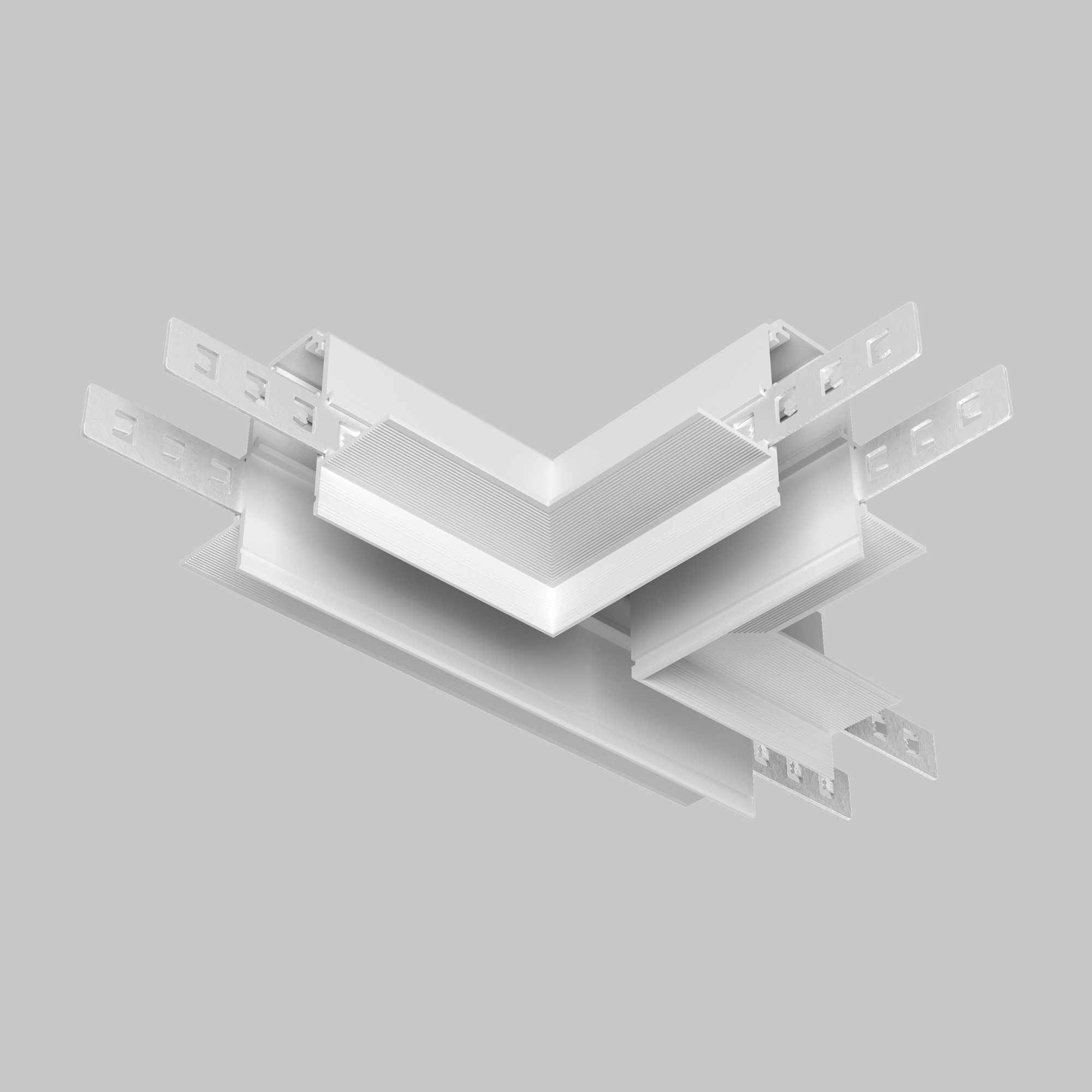 Коннектор Т-образный для встраиваемой трековой системы Maytoni Technical Exility TRA034CT-42W_MY