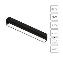 Трековый светильник Arte Lamp RAPID A1153PL-1BK