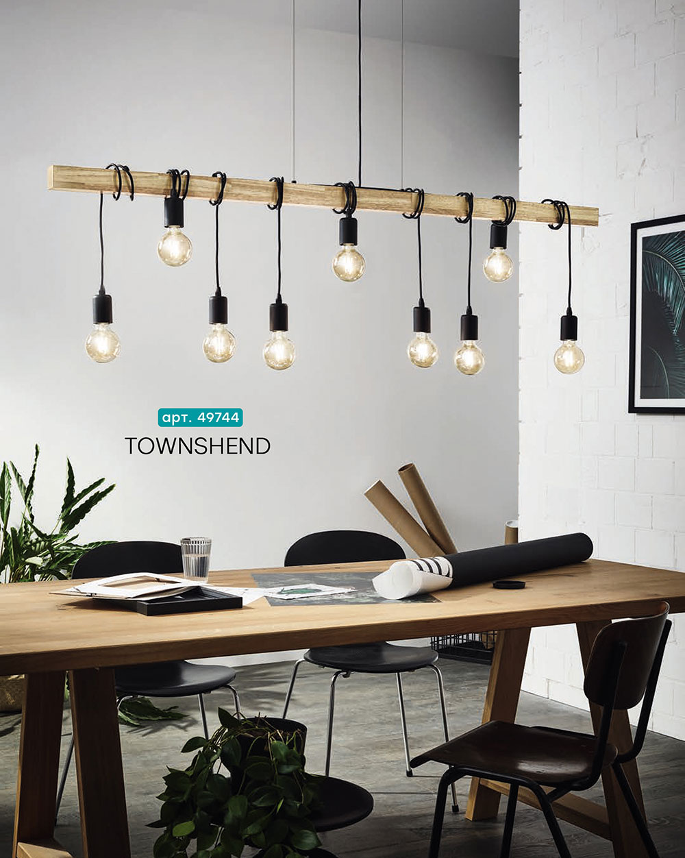 Подвесной светильник Eglo Townshend 49744