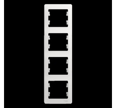 Рамка на 4 поста (белый) Systeme Electric GSL000108