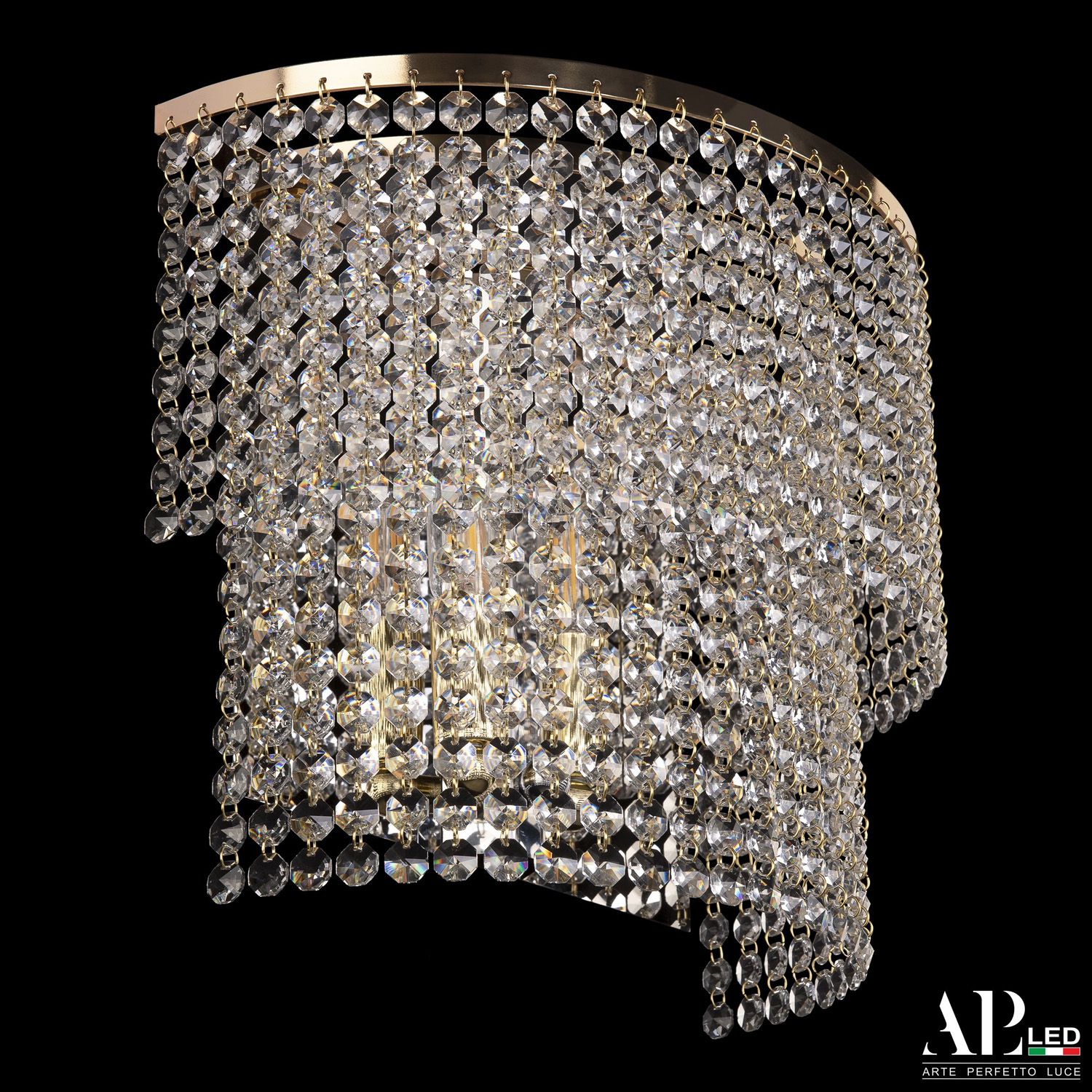 

Настенный светильник APL LED Rimini S500.B4.35-27.A.E14.Gold, S500.B4.35-27.A.E14.Gold