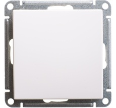 Выключатель встраиваемый одноклавишный (белый) IP44 Systeme Electric VS610-156B-1-86