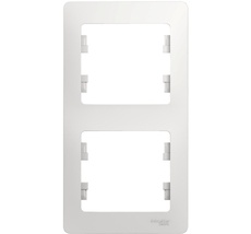 Рамка на 2 поста (белый) Systeme Electric GSL000106