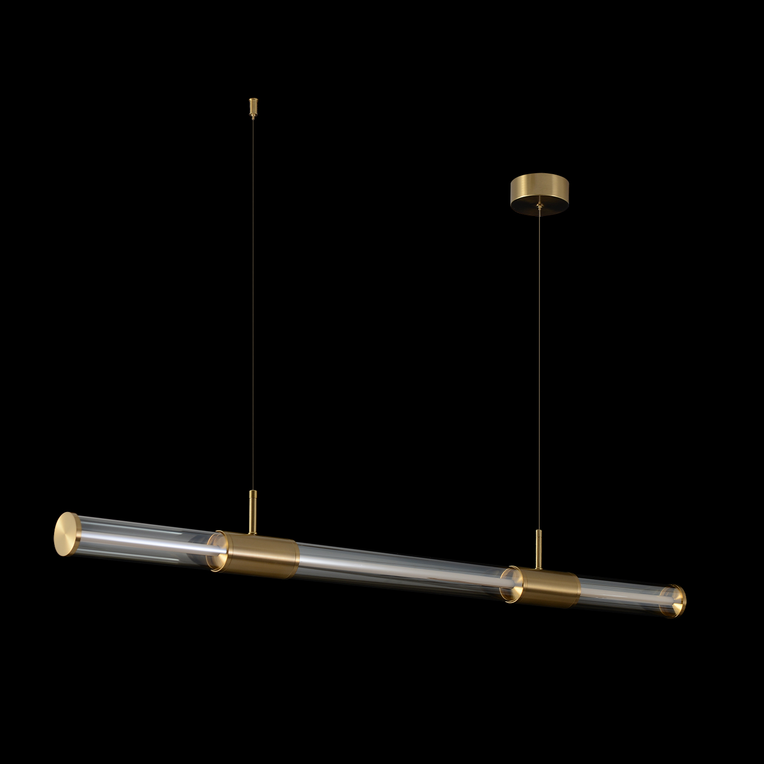 Подвесной светильник Crystal Lux LINEUP SP24W LED BRASS_CR