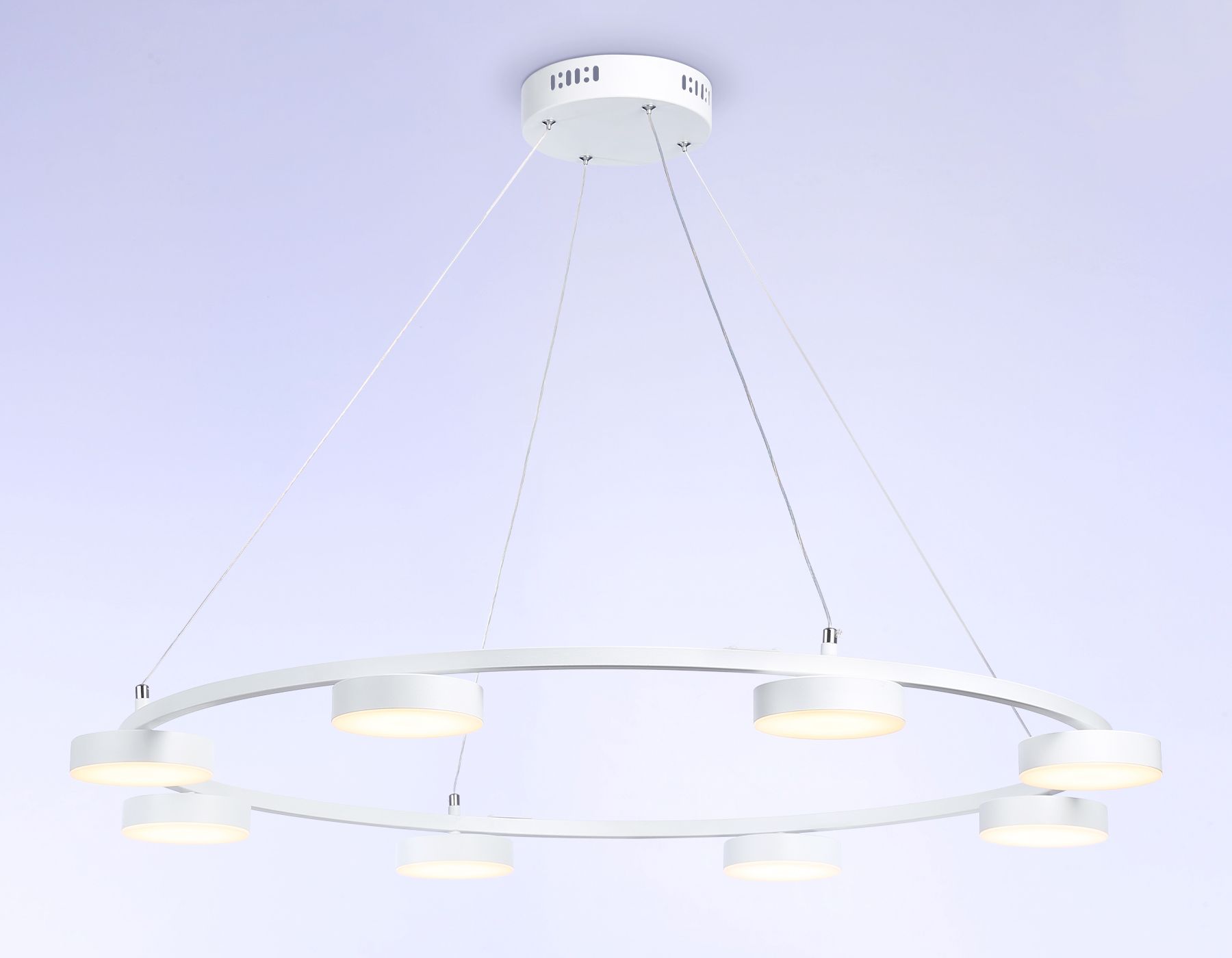 Подвесная люстра Ambrella light с пультом LineTech FL51761_AMB