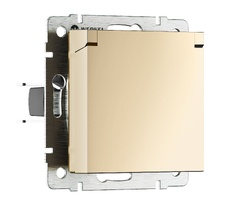 Розетка влагозащ. с зазем. с защит. крышкой и шторками N Werkel a069581_WR