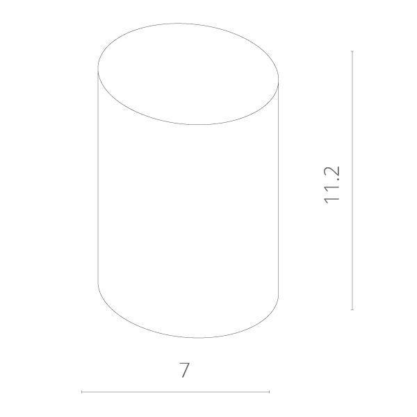 Накладной светильник ArteLamp Tubo A9260PL-1WH