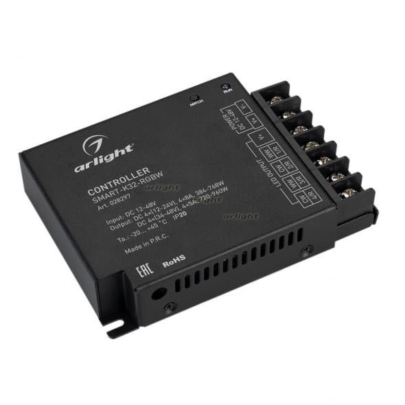 Контроллер SMART-K32-RGBW (12-48V, 4x8A, 2.4G) 028297_ARL