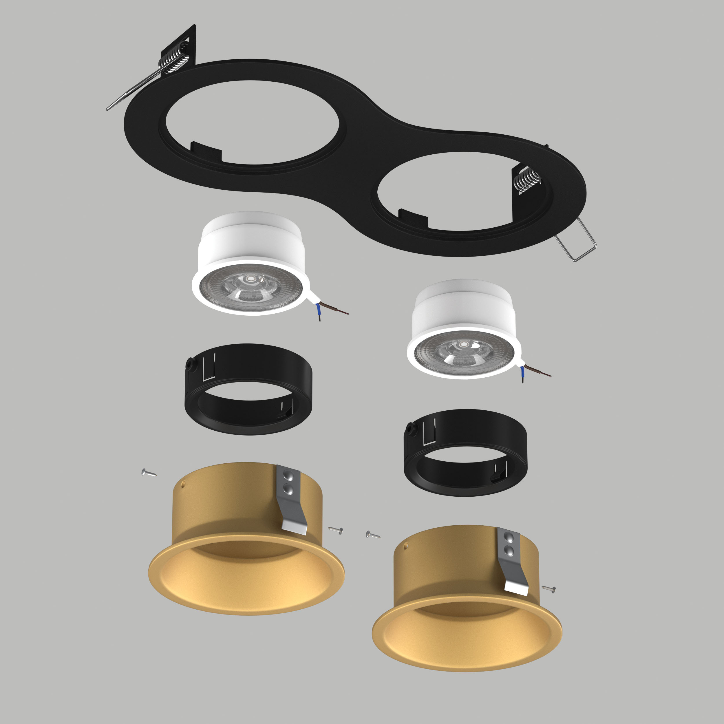 Встраиваемый светильник Lightstrar Domino D6270303BMOD_LS