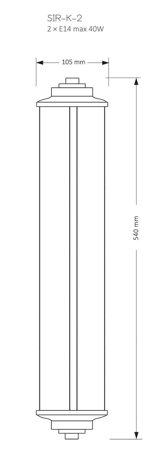 Бра Kutek MOOD SIRI SIR-K-2(CZ)540