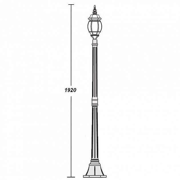 Наземный фонарь IP44 Bl Oasis Light 83408S Bl_OL