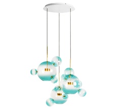 Подвесной светильник Loft IT Bolle 2027-D3 Blue_LF