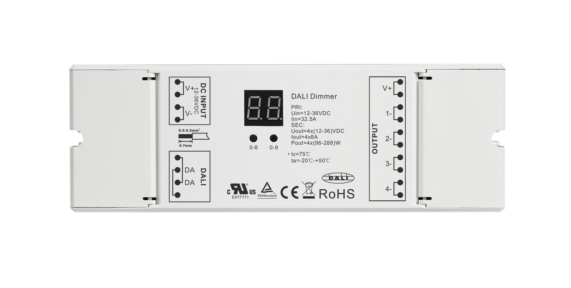 Диммер DALI-DT6-GR4 EasyDim 00-00013177_SW