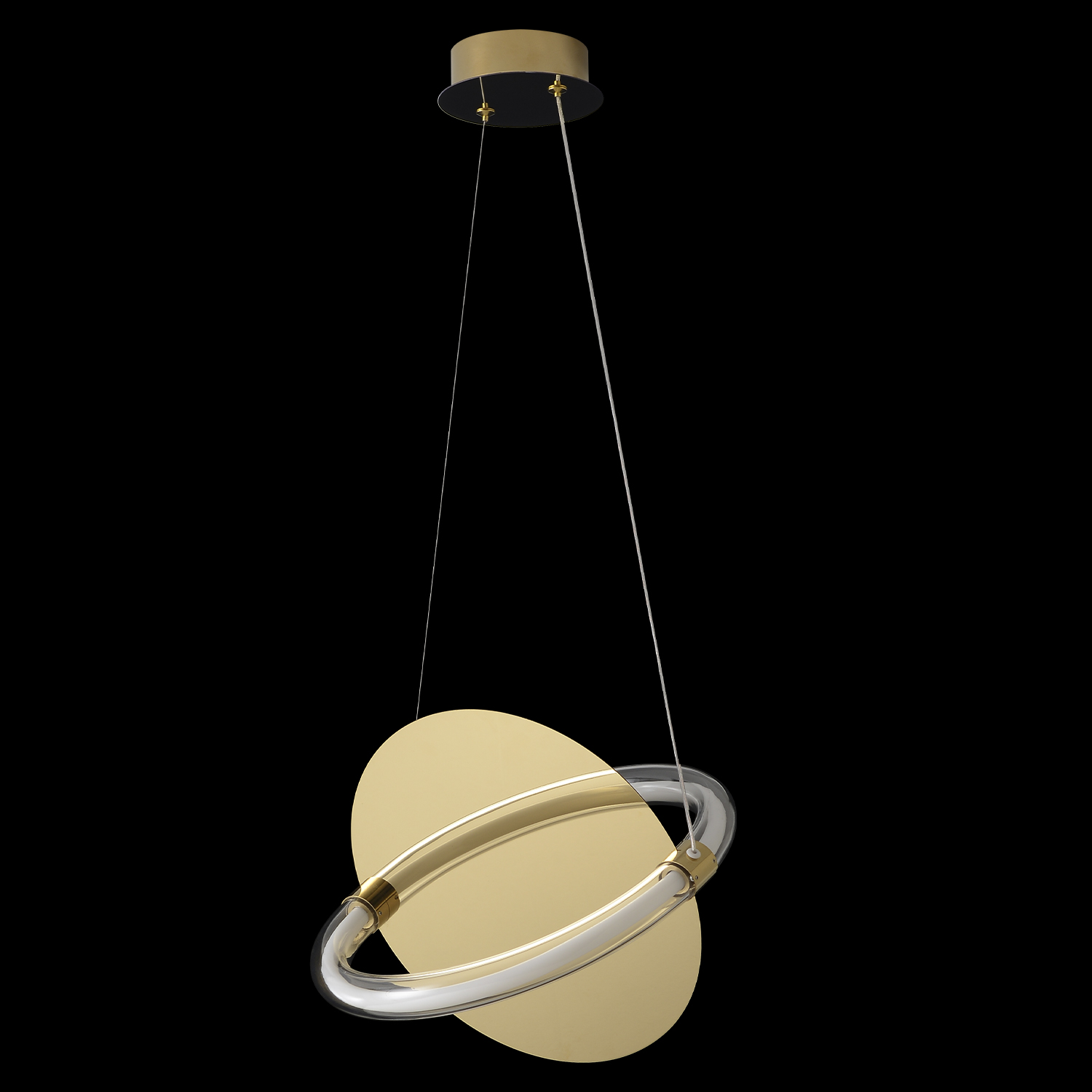 Подвесной светильник Crystal Lux NEBULA SP22W LED GOLD_CR