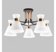 Потолочная люстра на штанге Imex MD.5692-5-S-COFFEE+FGD_IM