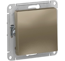 Переключатель встраиваемый перекрестный одноклавишный (шампань) Systeme Electric ATN000571