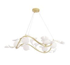 Подвесная люстра Crystal Lux COLIBRI COLIBRI SP6 GOLD_CR