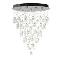 Каскадная люстра Arti Lampadari Flusso Nickel Flusso H 1.4.55.615 N