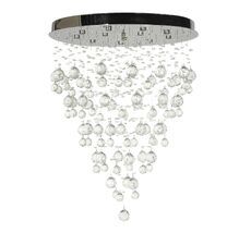 Каскадная люстра Arti Lampadari Flusso Nickel Flusso H 1.4.55.615 N