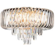 Хрустальный потолочный светильник (12007/8С Gold) Indigo V000042