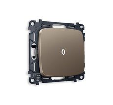 Выключатель одноклавишный проходной с подсветкой 5600K Ambrella Volt OMEGA QUANT MO632035_AMB
