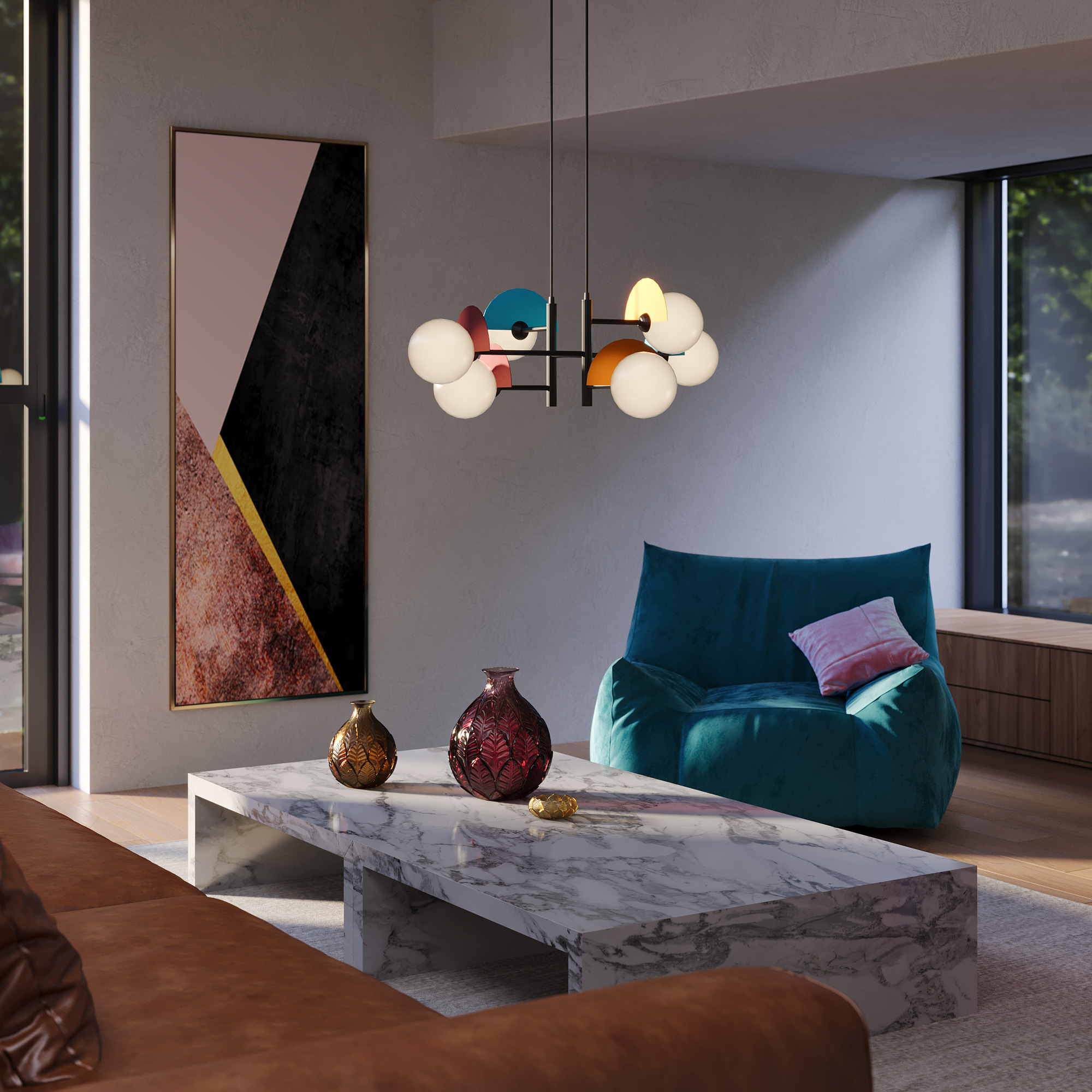 Подвесная люстра Freya Sepia FR5391PL-06CFL_MY