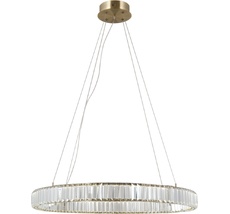 Подвесная люстра светодиодная диммер хрустальная с пультом Moderli V10731-PL_MD