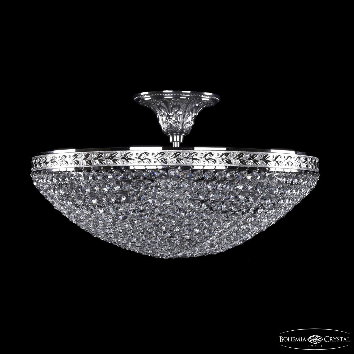 Хрустальная люстра Bohemia Ivele Crystal 19321/40IV Ni_BI