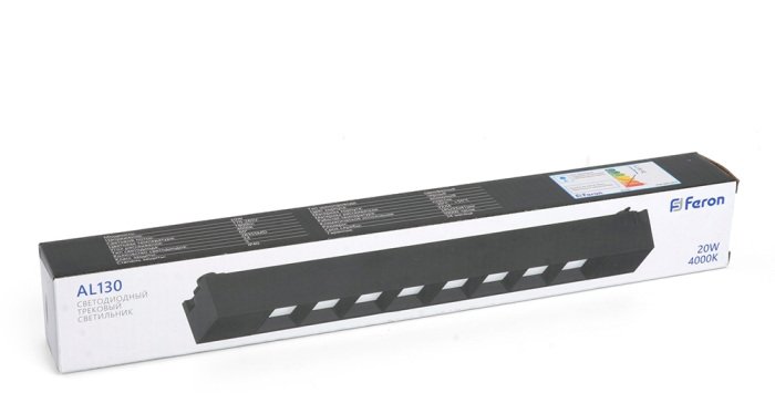 Трековый однофазный светодиодный светильник 220V Feron 48372_FR