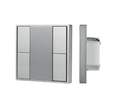 INTELLIGENT ARLIGHT Кнопочная панель DALI-201-23-4K-D2-IN Silver (BUS, Frame) (IARL, IP20 Металл, 3 года) 048223 Arlight 048223_ARL
