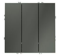 Выключатель встраиваемый VOLTUM S70 трехклавишный 10А VLS030106