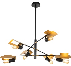 Люстра потолочная на штанге (10004/6R Black) Indigo V000174