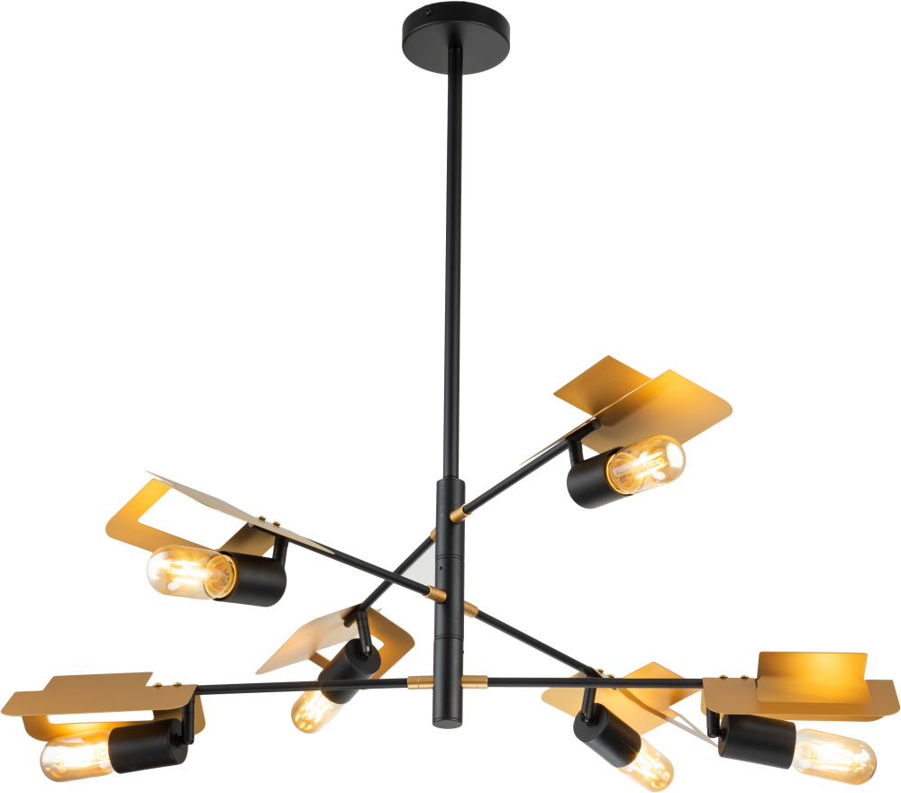 Люстра потолочная на штанге (10004/6R Black) Indigo V000174