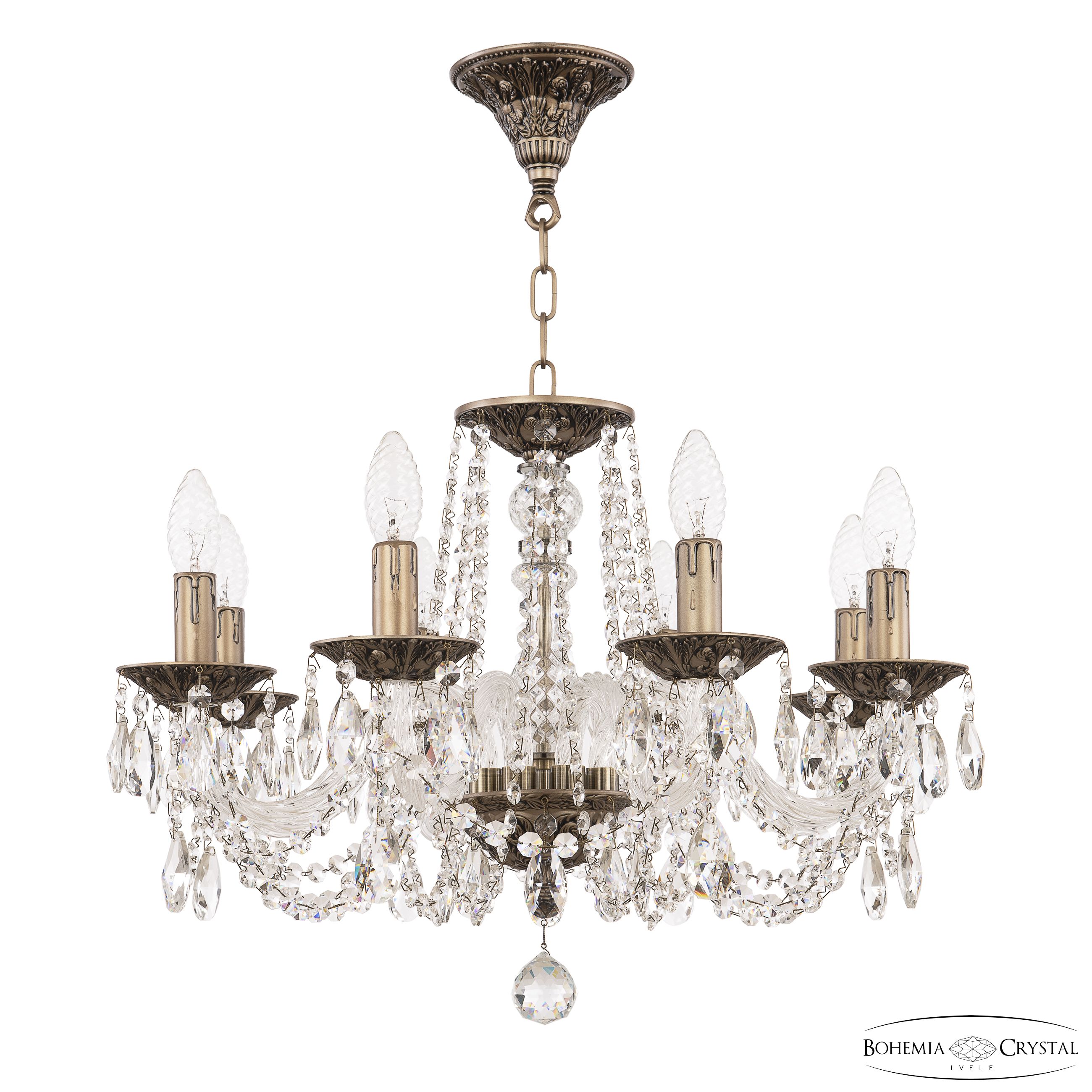 

Хрустальная люстра Bohemia Ivele AL16302/8/195 SGB, AL16302/8/195 SGB