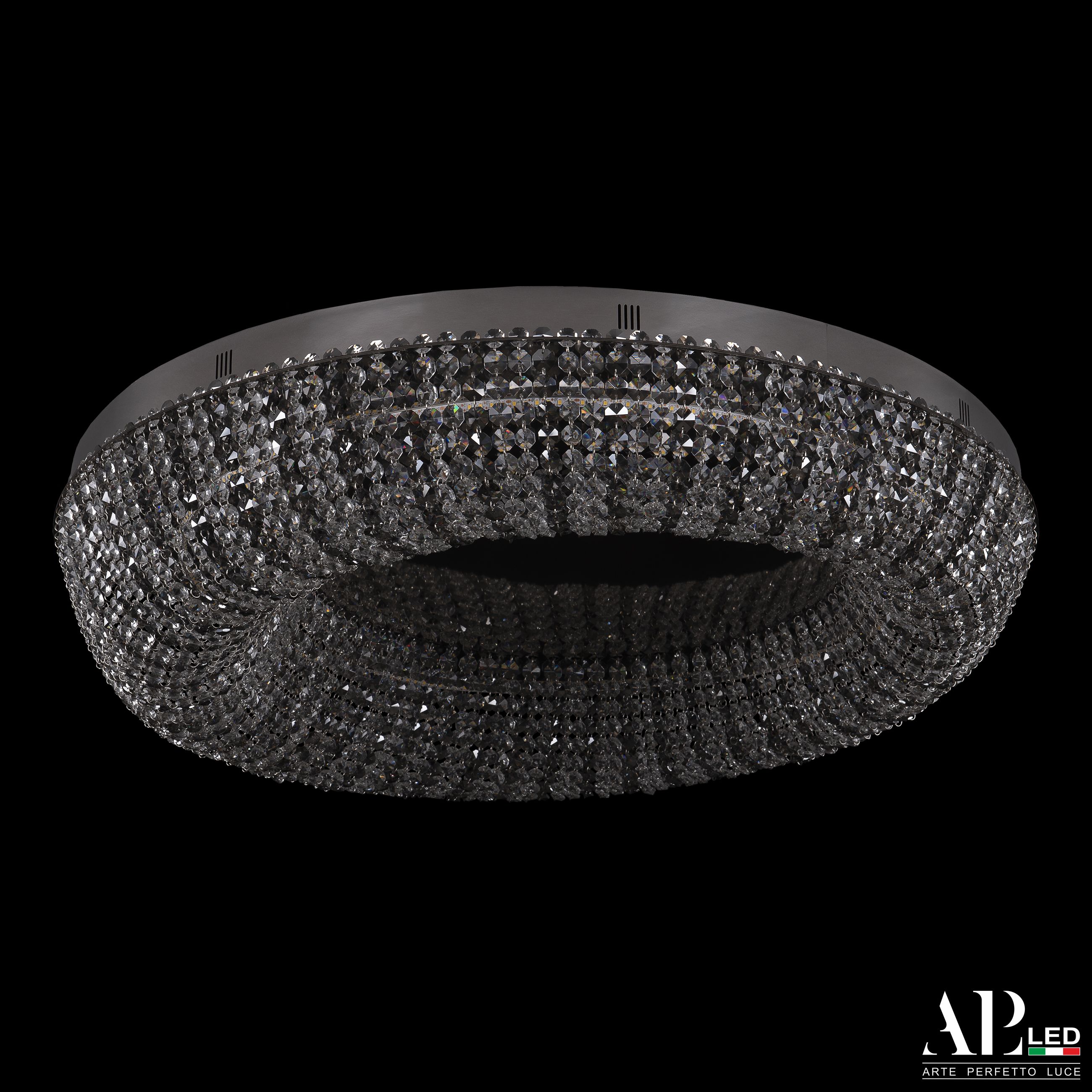 Хрустальная люстра APL LED Sicilia SH610.2.80.R.Ni.4000.Clear.731_BI